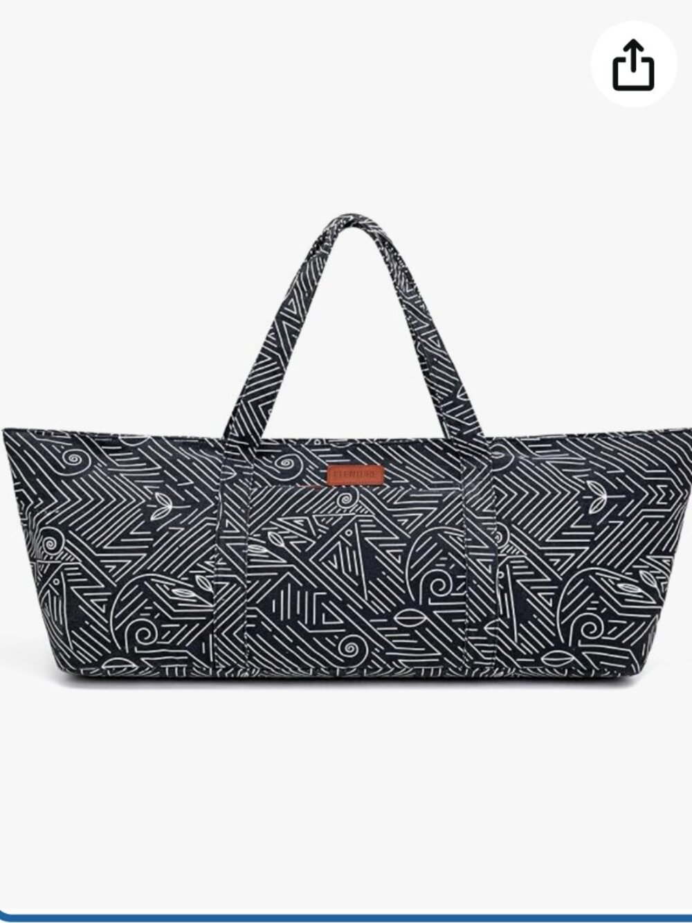 Large Yoga Mat Bag for Women Men, Travel Gym Bag for Pilates Office Beach Workou